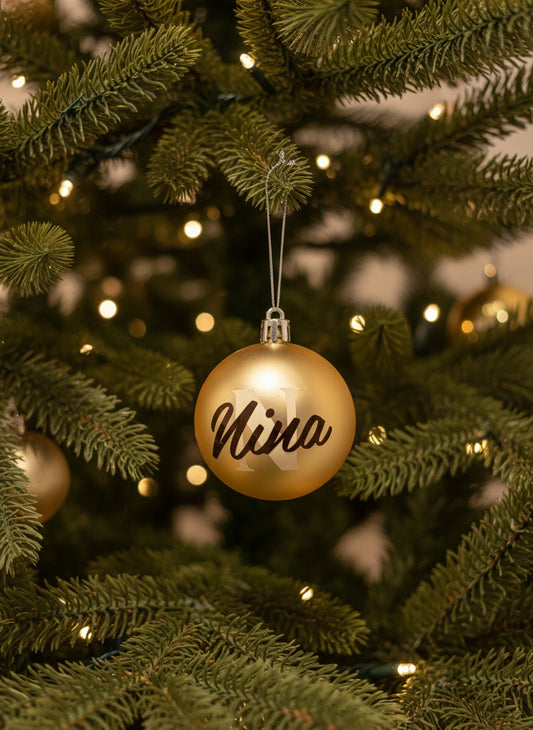 Personalisierte Weihnachtsbaumkugel